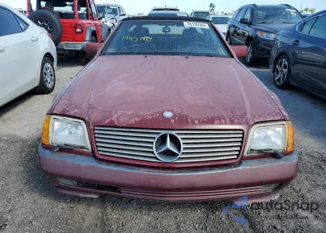 1992 Mercedes-Benz 500 Sl z USA, uszkodzony, nr VIN WDBFA66E2NF060149